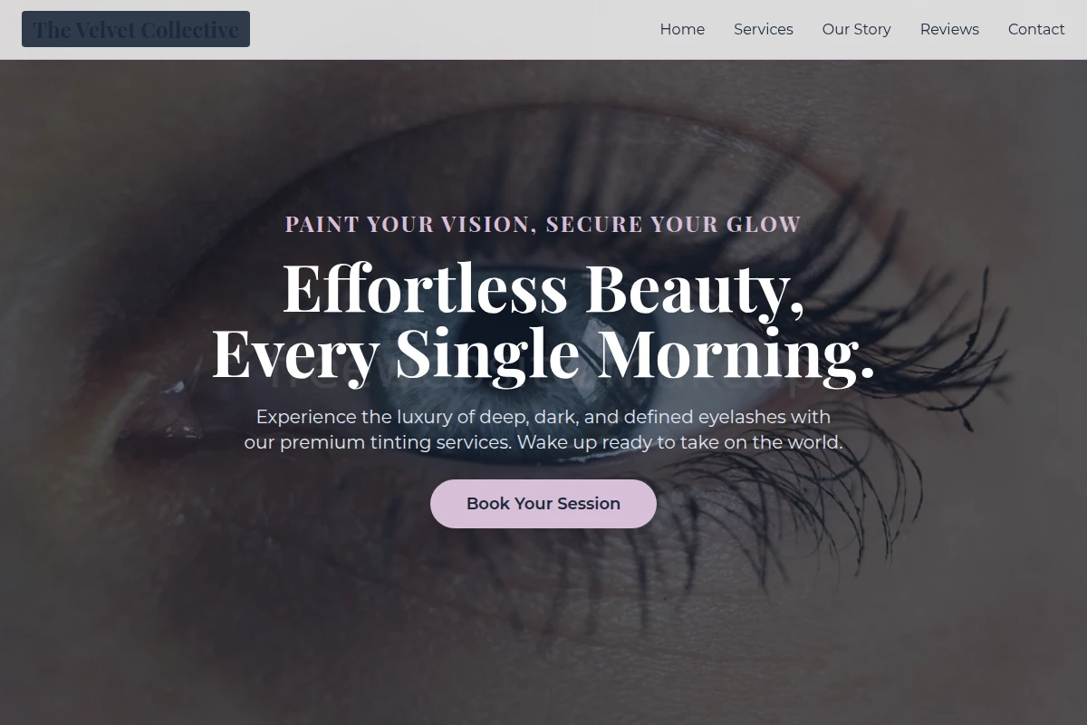 Tint Eyelashes